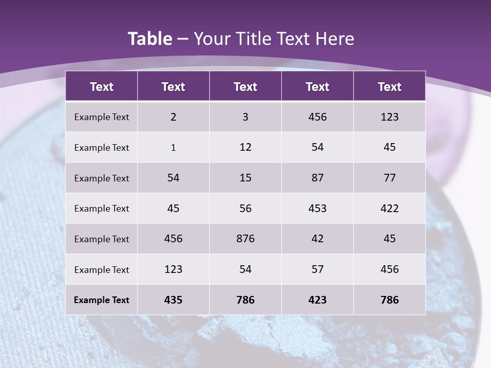 Makeup Make Eyeshadow PowerPoint Template