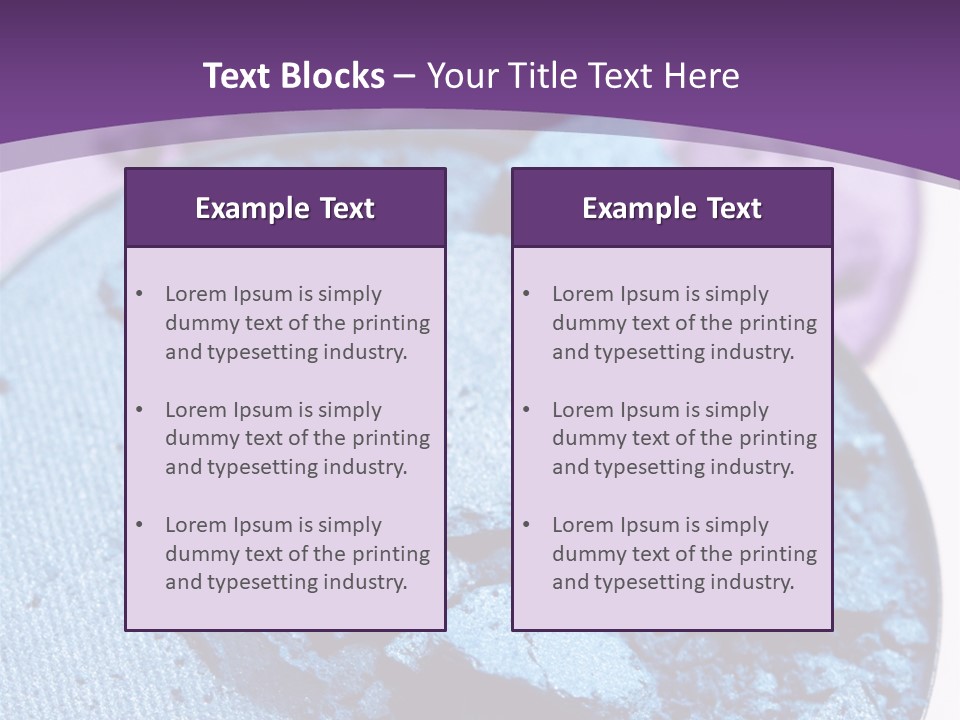 Makeup Make Eyeshadow PowerPoint Template