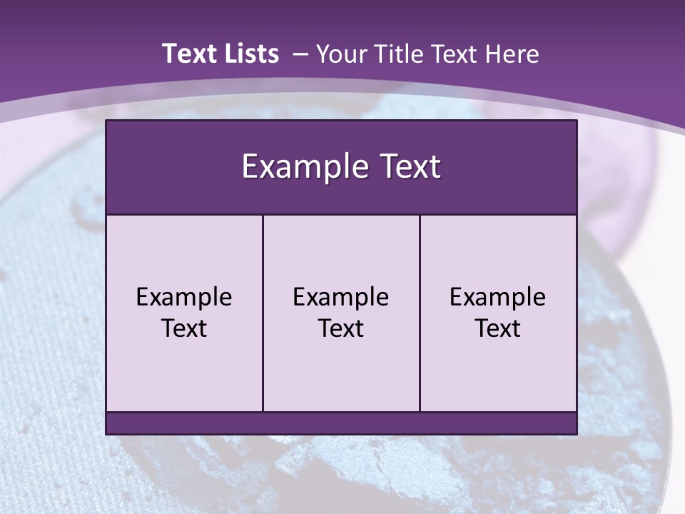 Makeup Make Eyeshadow PowerPoint Template