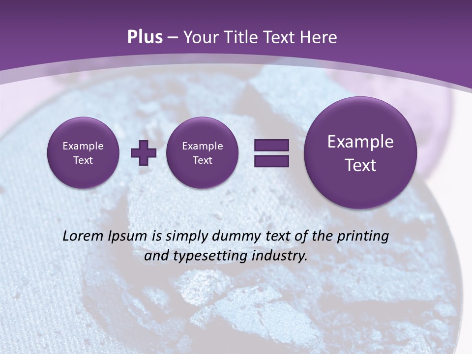 Makeup Make Eyeshadow PowerPoint Template