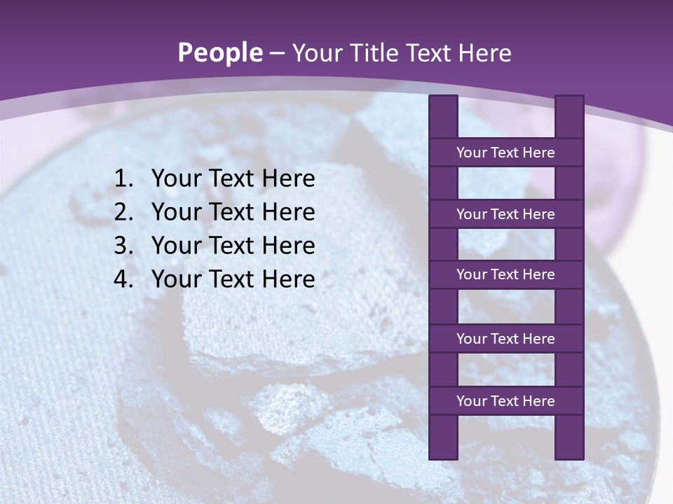 Makeup Make Eyeshadow PowerPoint Template