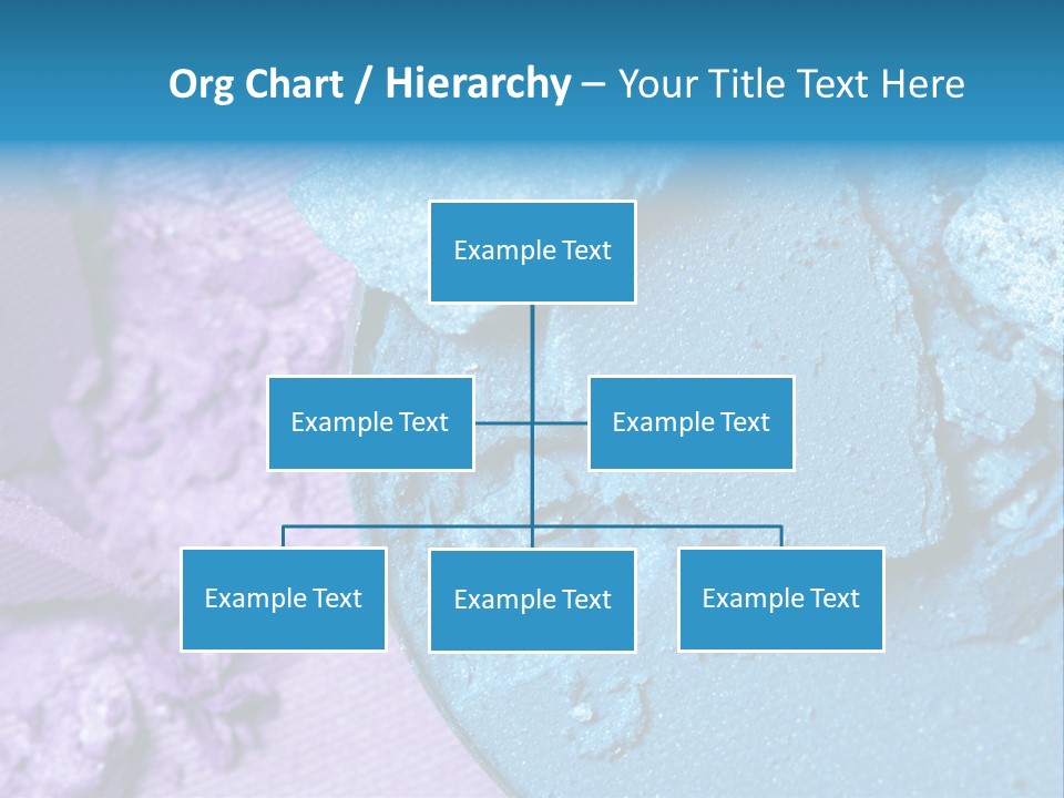 A Blue Bowl Filled With Blue Powder On Top Of A Purple Background PowerPoint Template