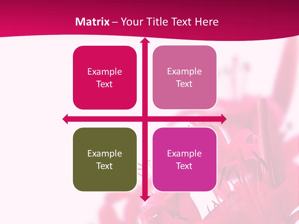 Pretty Blur Petals PowerPoint Template
