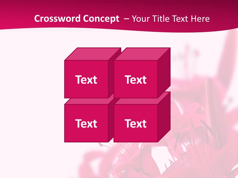 Pretty Blur Petals PowerPoint Template