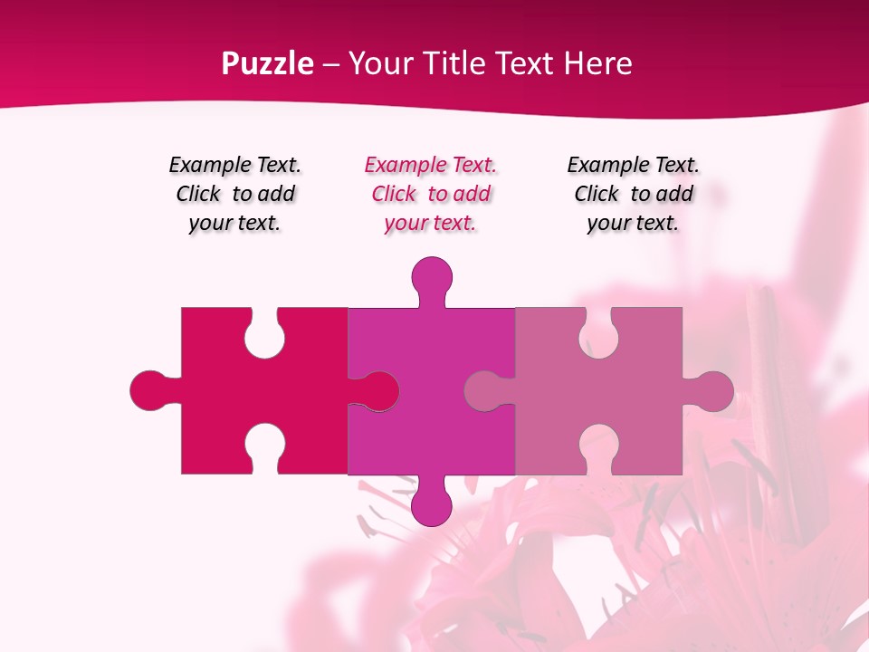 Pretty Blur Petals PowerPoint Template