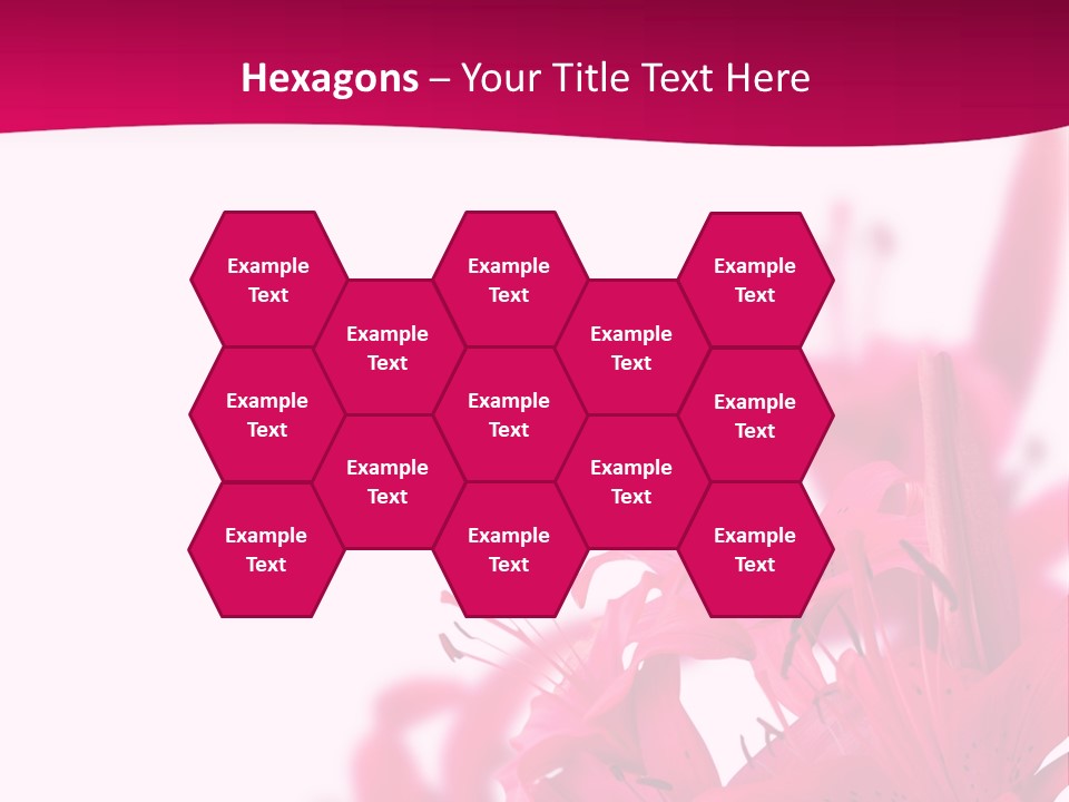 Pretty Blur Petals PowerPoint Template