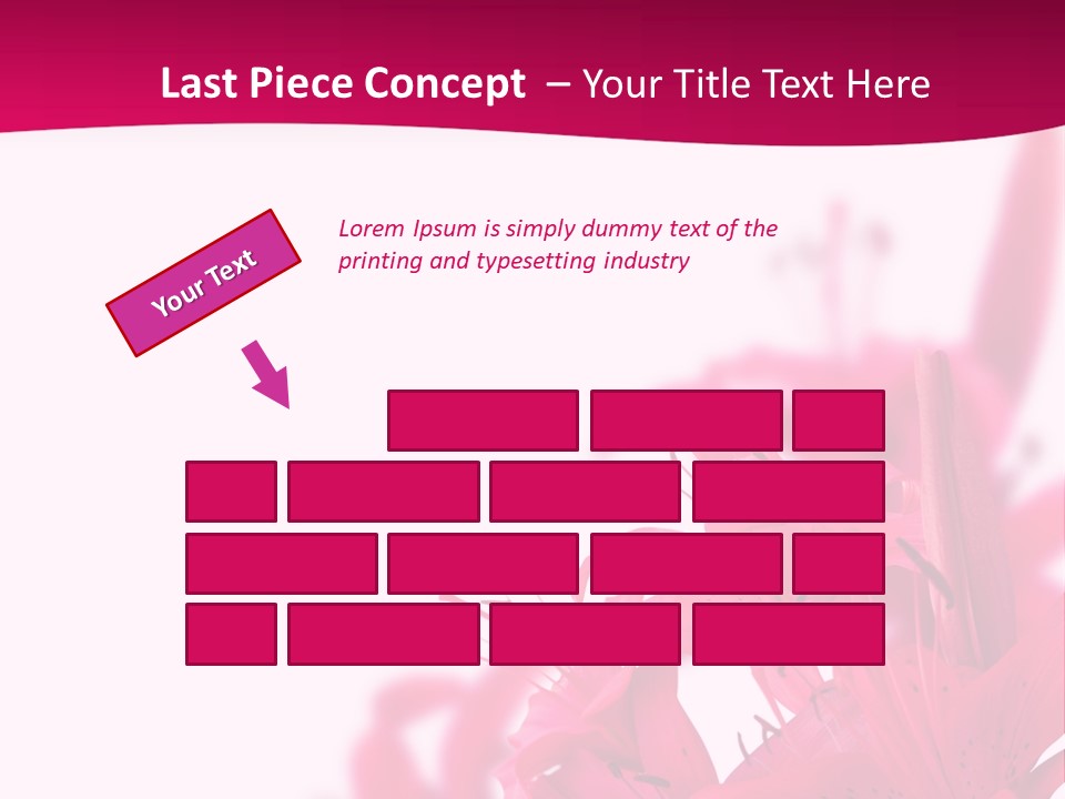 Pretty Blur Petals PowerPoint Template