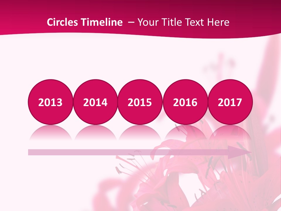 Pretty Blur Petals PowerPoint Template