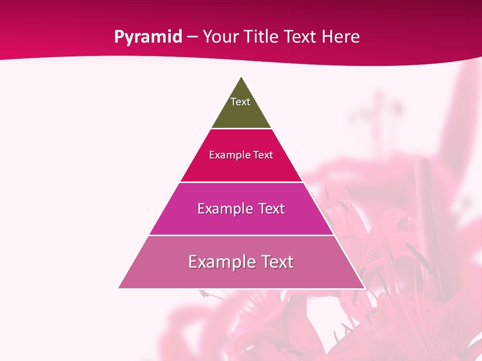 Pretty Blur Petals PowerPoint Template