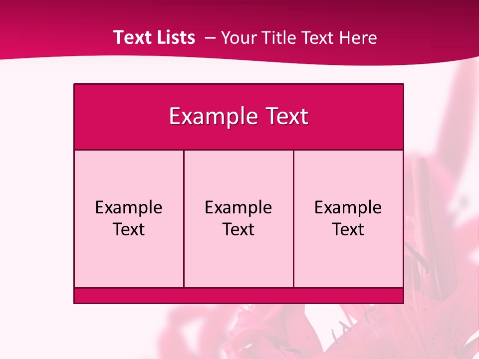Pretty Blur Petals PowerPoint Template