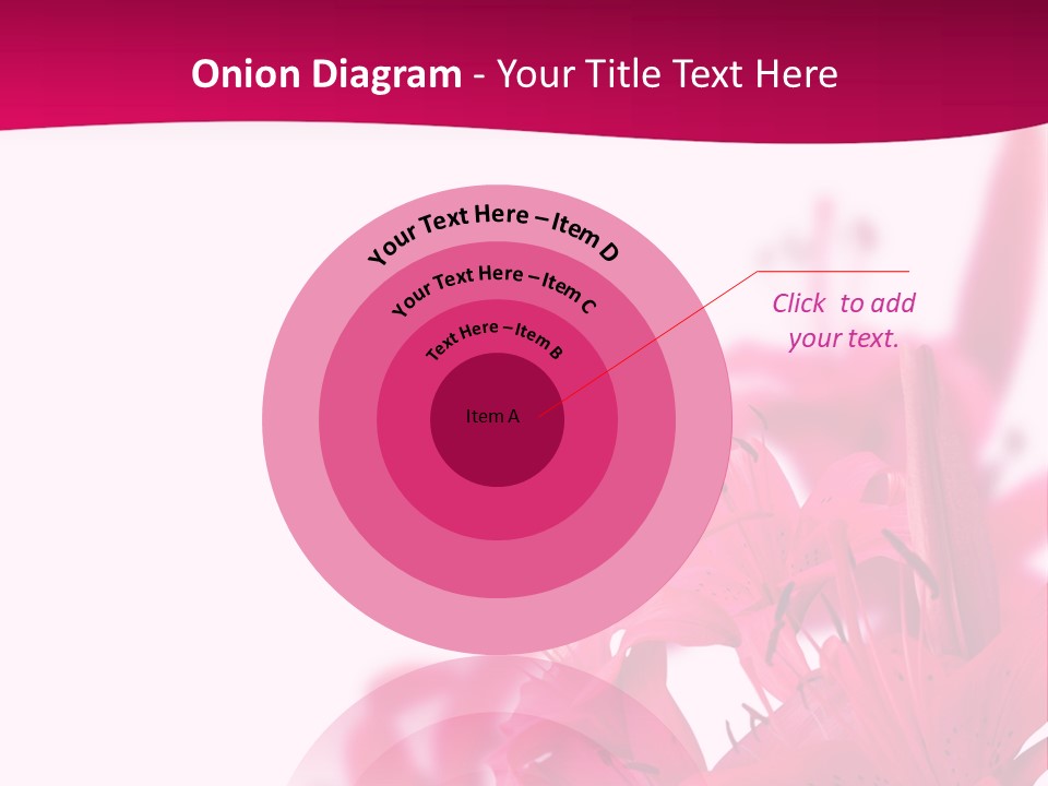 Pretty Blur Petals PowerPoint Template