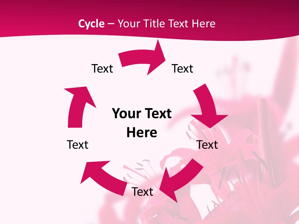 Pretty Blur Petals PowerPoint Template