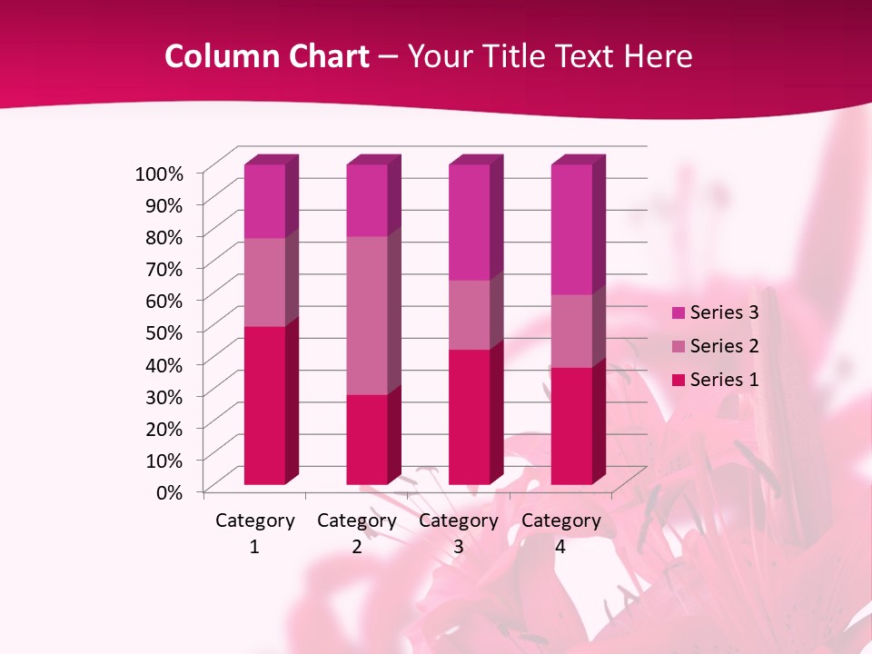 Pretty Blur Petals PowerPoint Template
