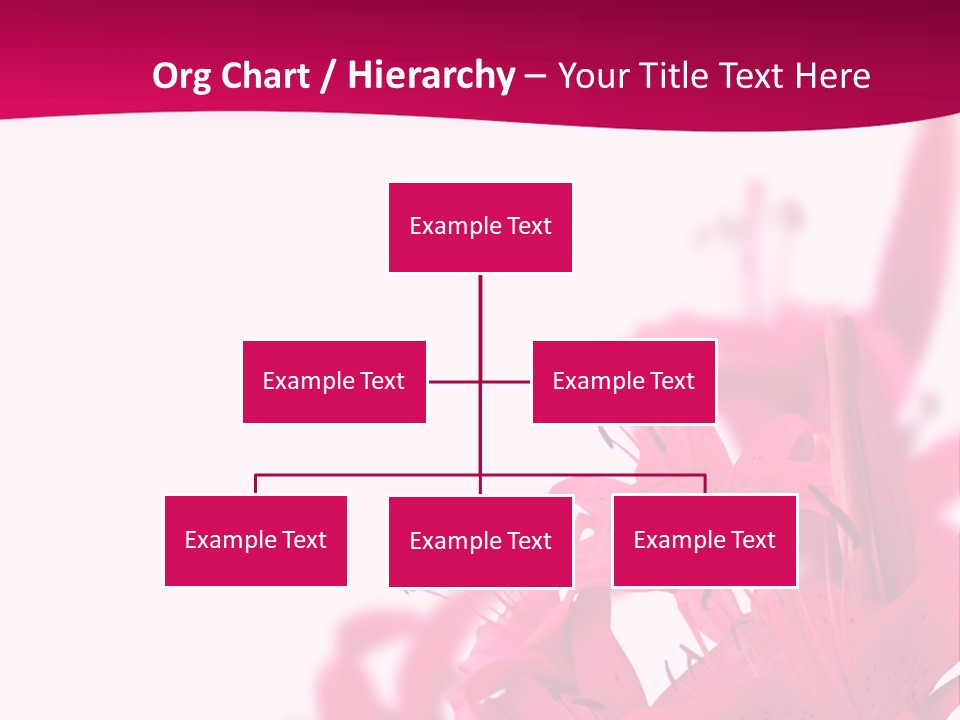 Pretty Blur Petals PowerPoint Template