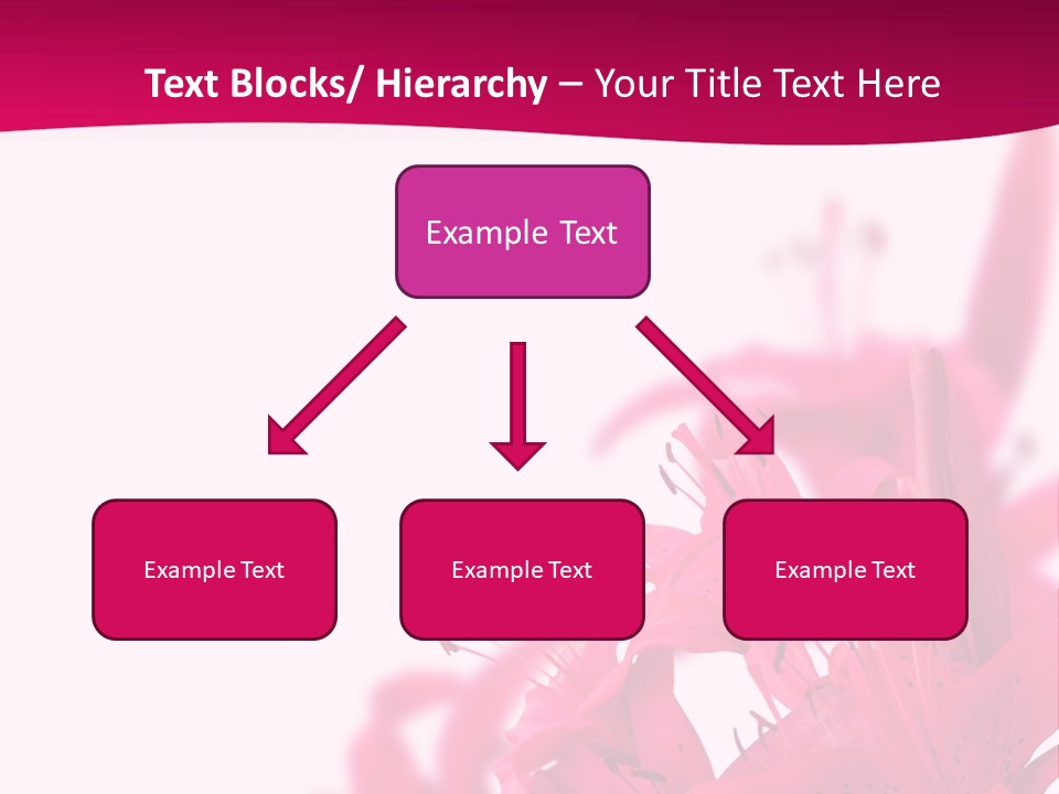 Pretty Blur Petals PowerPoint Template