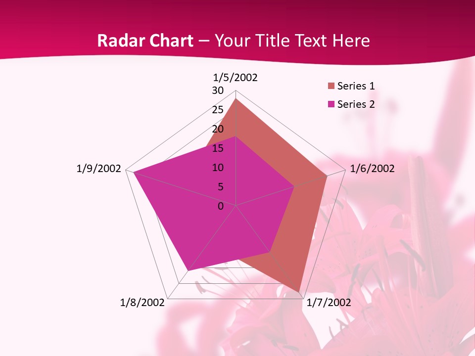 Pretty Blur Petals PowerPoint Template