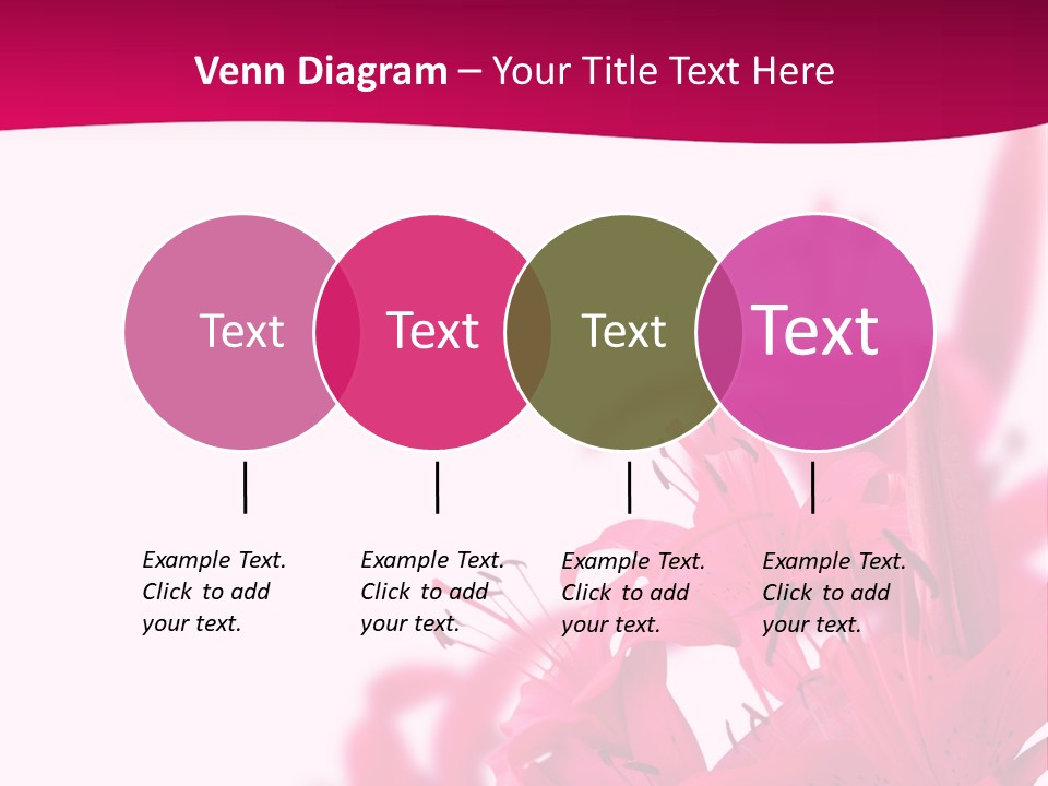 Pretty Blur Petals PowerPoint Template