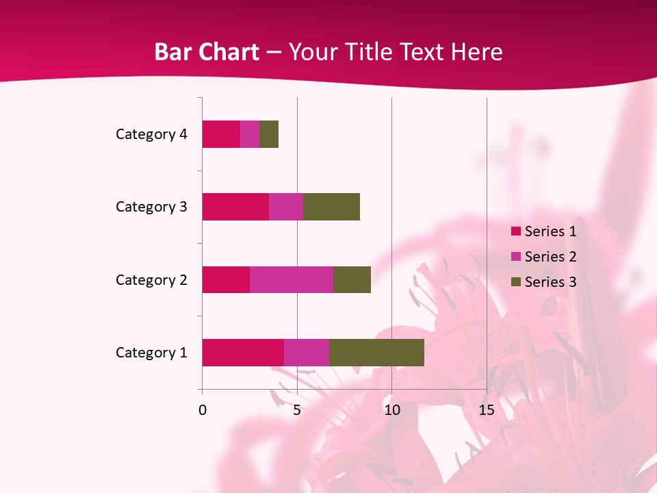 Pretty Blur Petals PowerPoint Template