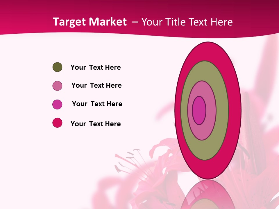 Pretty Blur Petals PowerPoint Template