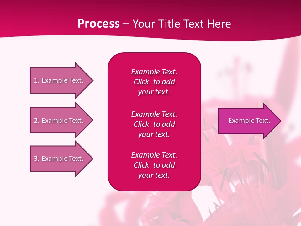 Pretty Blur Petals PowerPoint Template