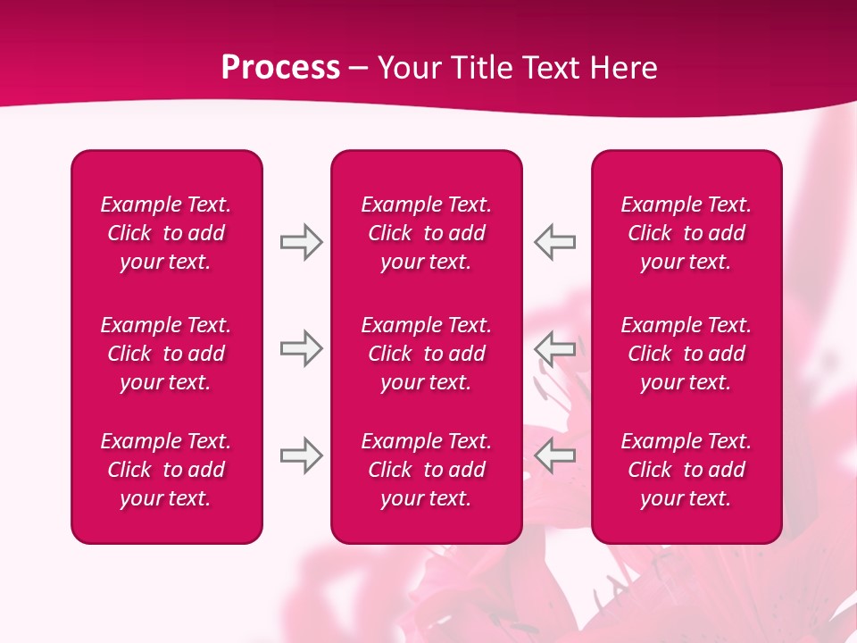 Pretty Blur Petals PowerPoint Template