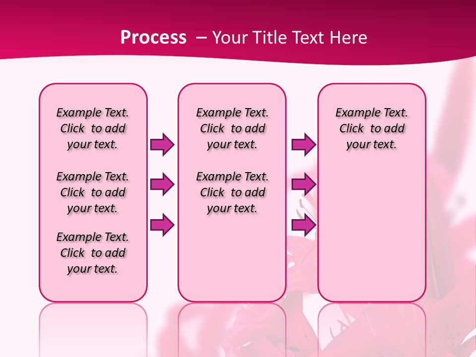 Pretty Blur Petals PowerPoint Template