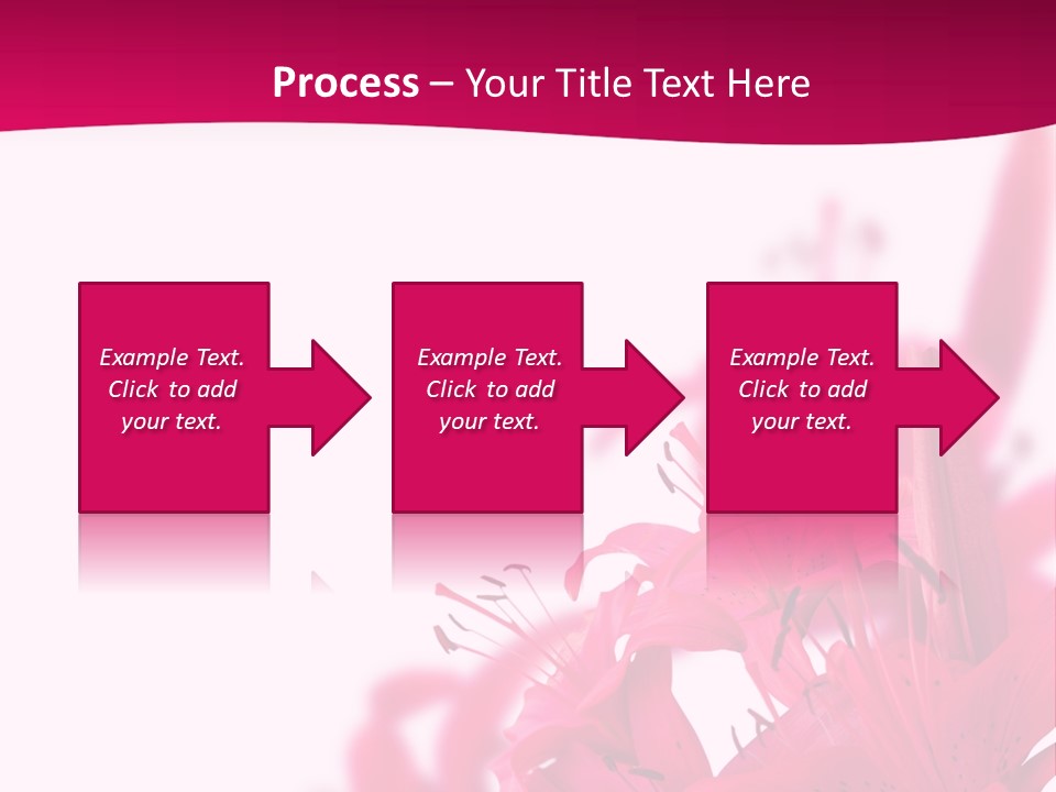 Pretty Blur Petals PowerPoint Template