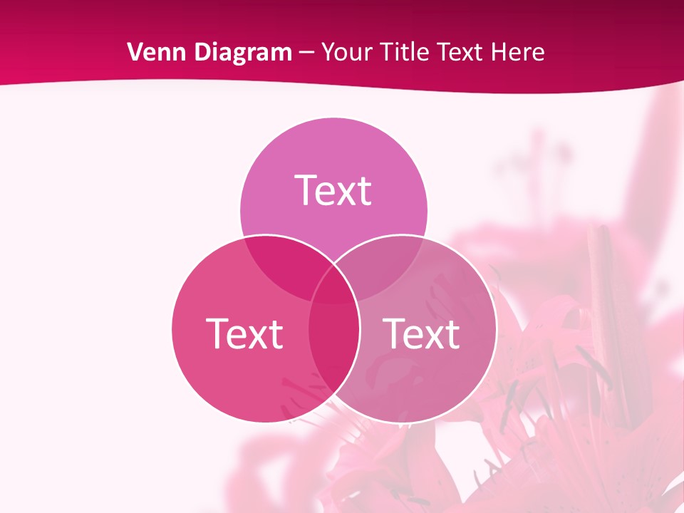 Pretty Blur Petals PowerPoint Template