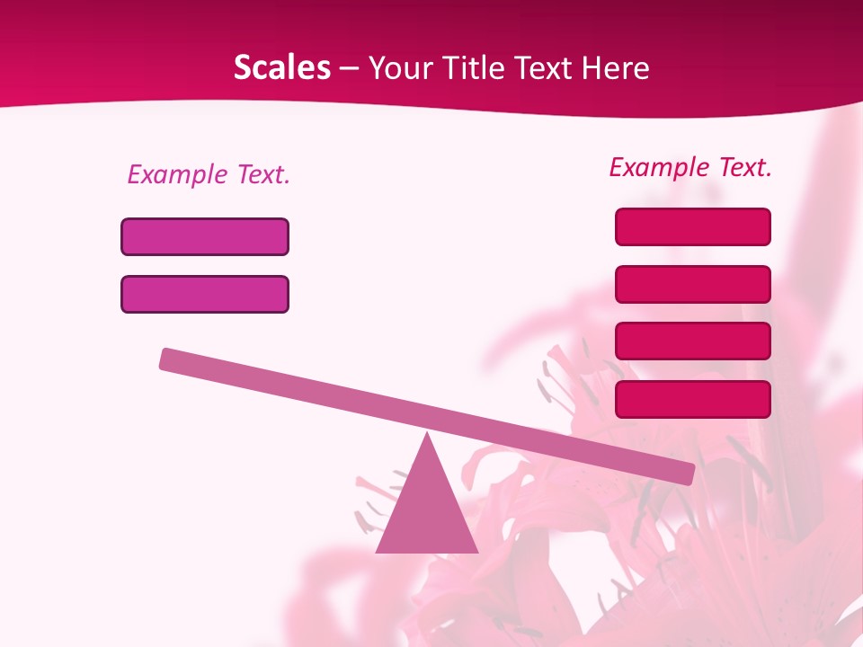 Pretty Blur Petals PowerPoint Template
