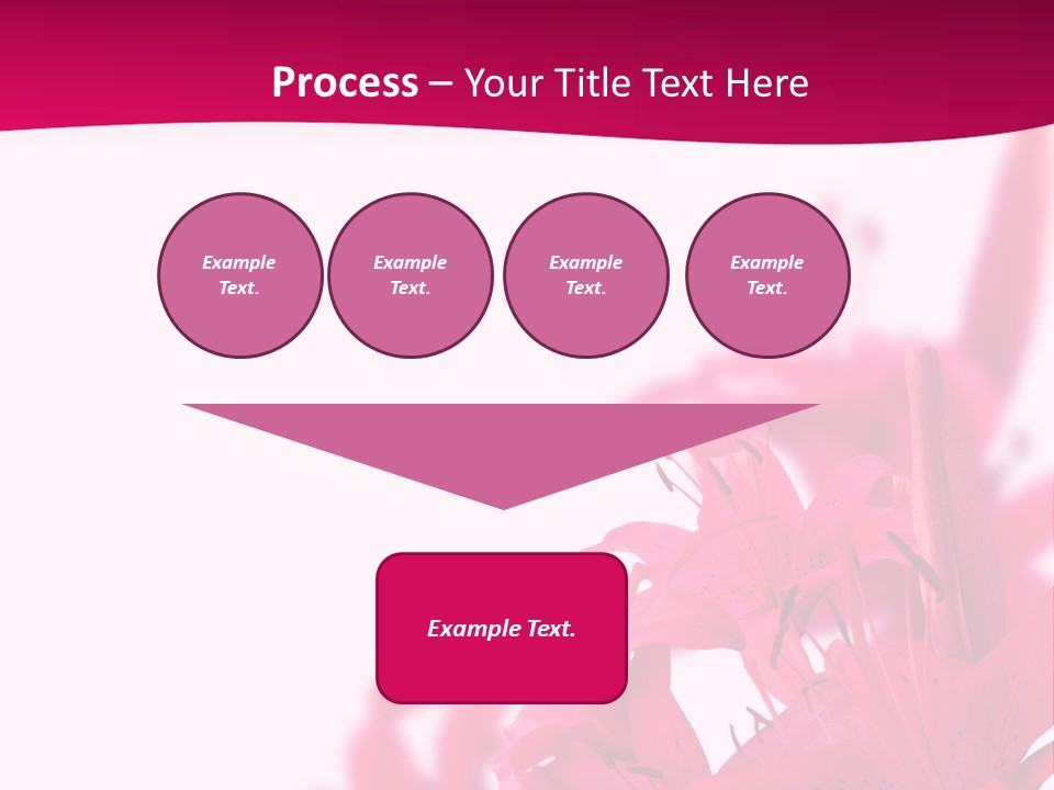 Pretty Blur Petals PowerPoint Template
