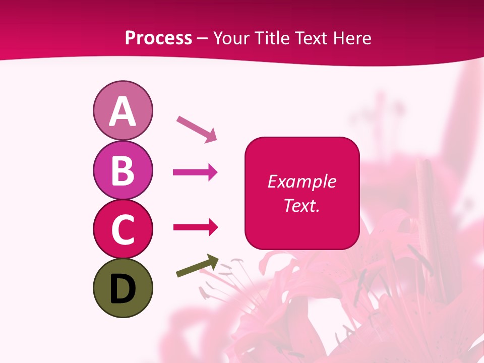 Pretty Blur Petals PowerPoint Template