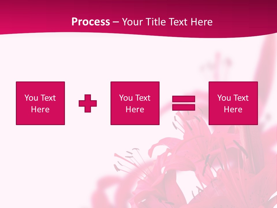 Pretty Blur Petals PowerPoint Template