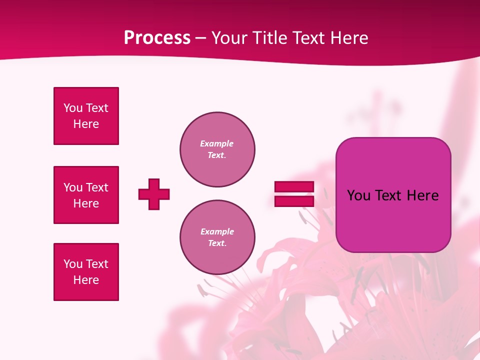 Pretty Blur Petals PowerPoint Template