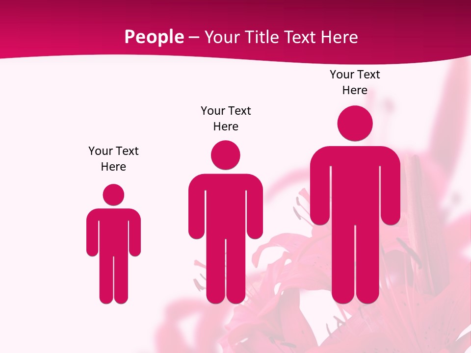 Pretty Blur Petals PowerPoint Template