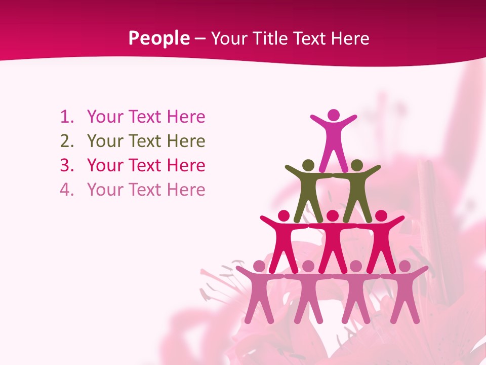 Pretty Blur Petals PowerPoint Template