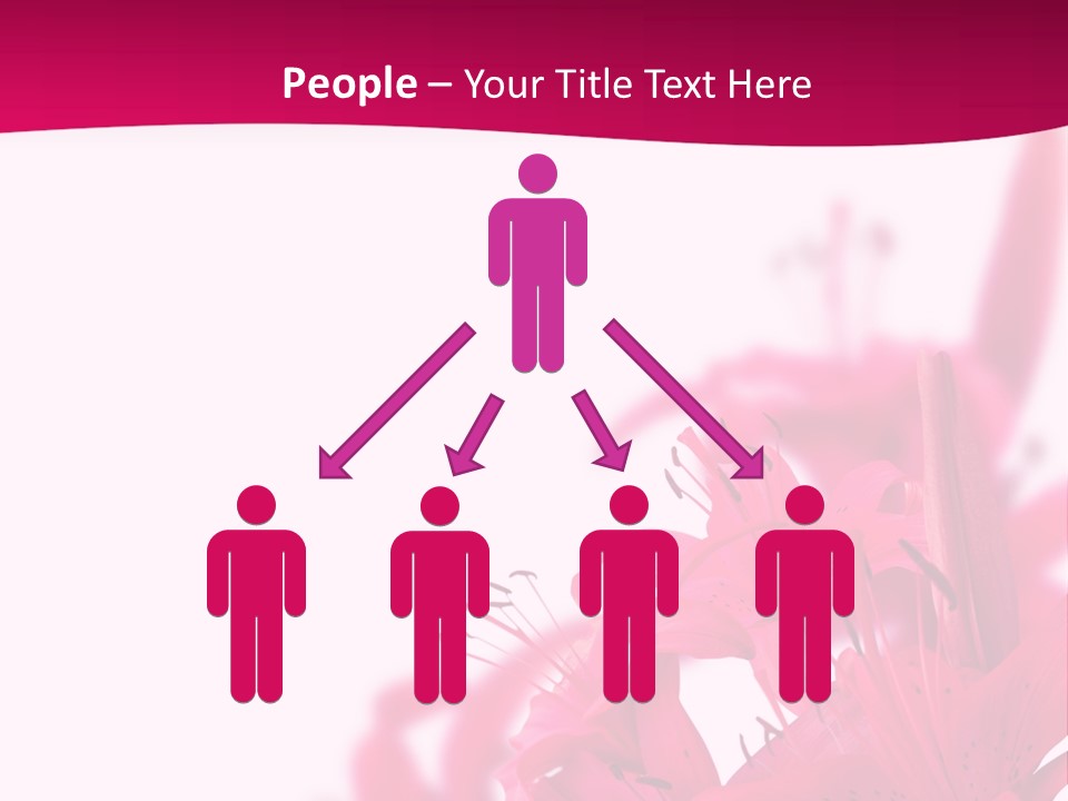 Pretty Blur Petals PowerPoint Template