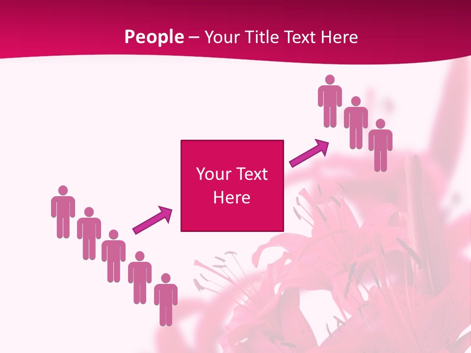 Pretty Blur Petals PowerPoint Template