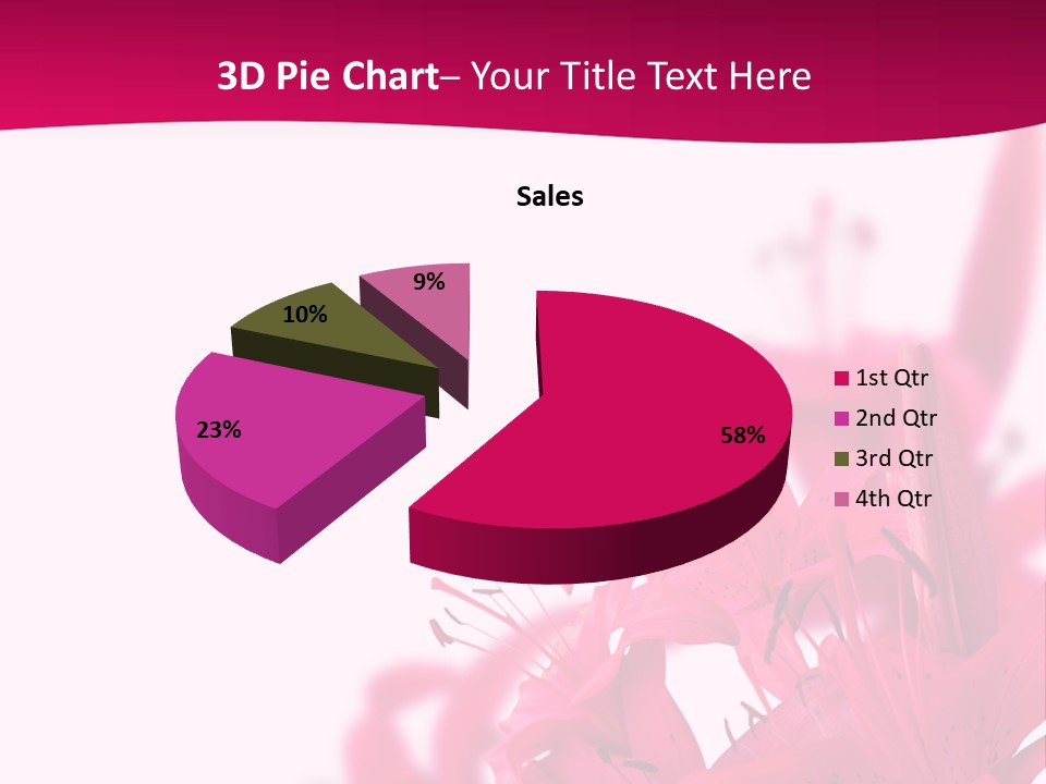 Pretty Blur Petals PowerPoint Template