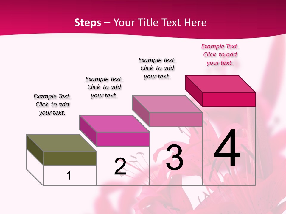 Pretty Blur Petals PowerPoint Template