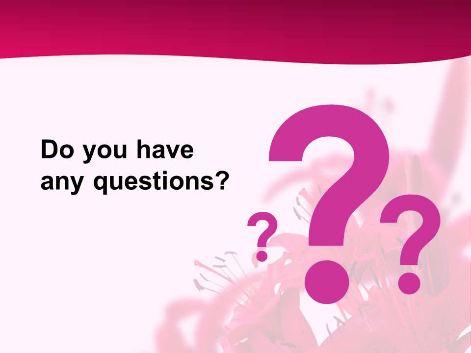 Pretty Blur Petals PowerPoint Template