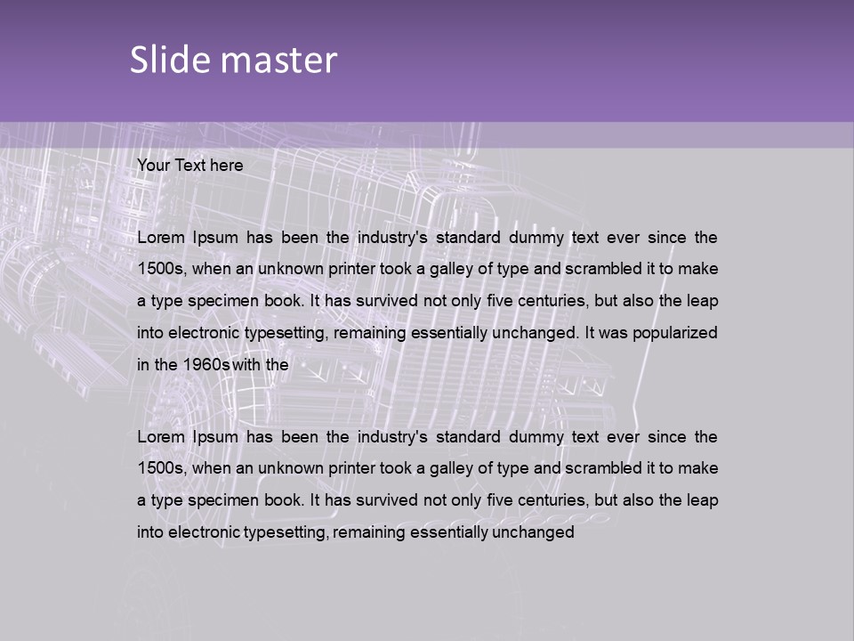 Change Rendering Drafting PowerPoint Template