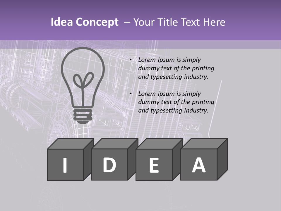 Change Rendering Drafting PowerPoint Template