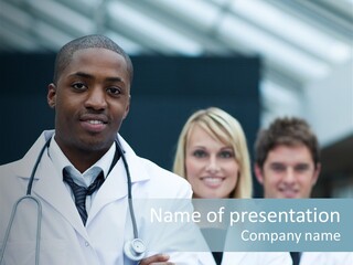 African Group Female PowerPoint Template