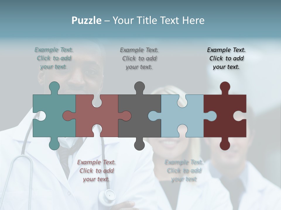 African Group Female PowerPoint Template