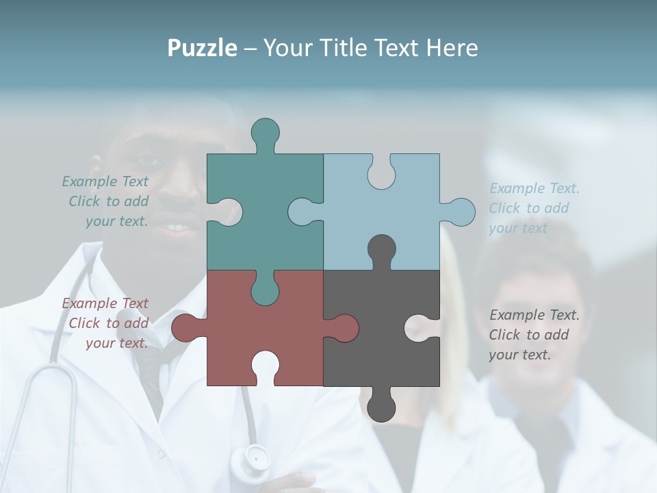 African Group Female PowerPoint Template