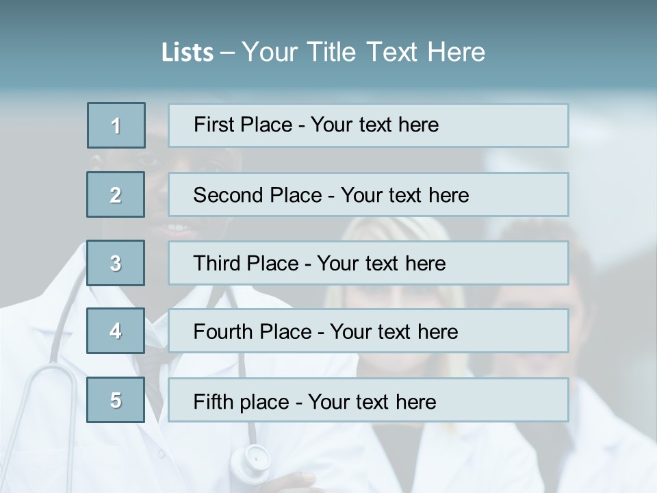 African Group Female PowerPoint Template