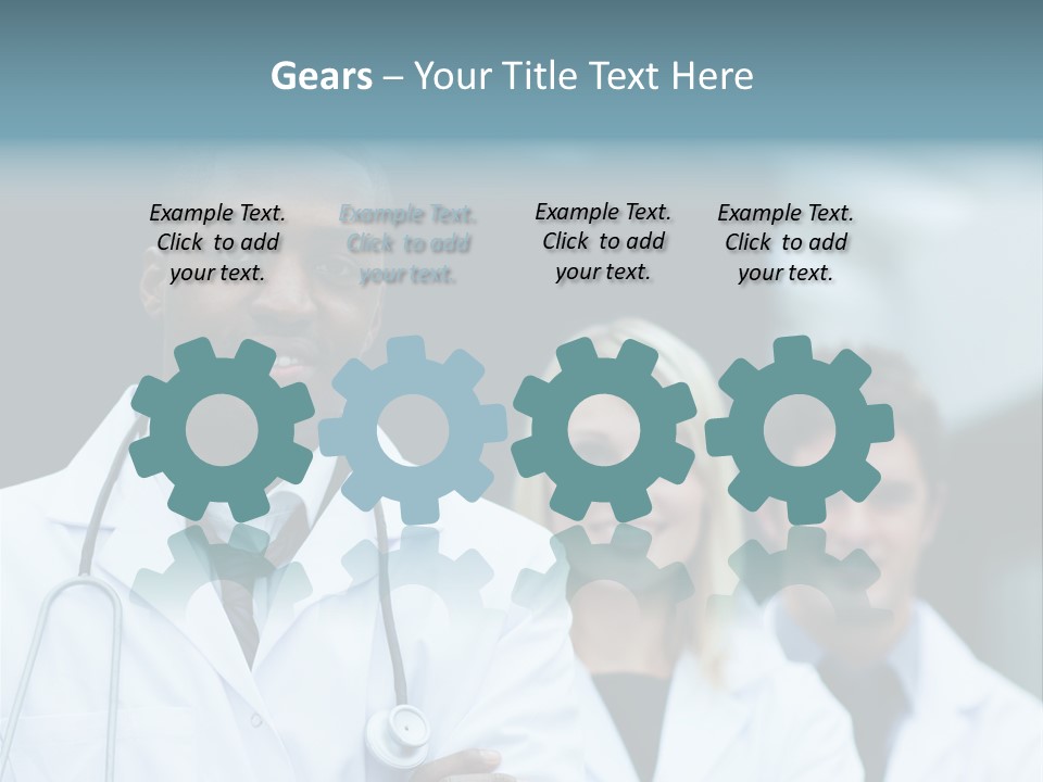 African Group Female PowerPoint Template