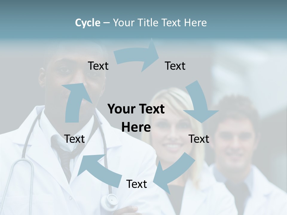 African Group Female PowerPoint Template