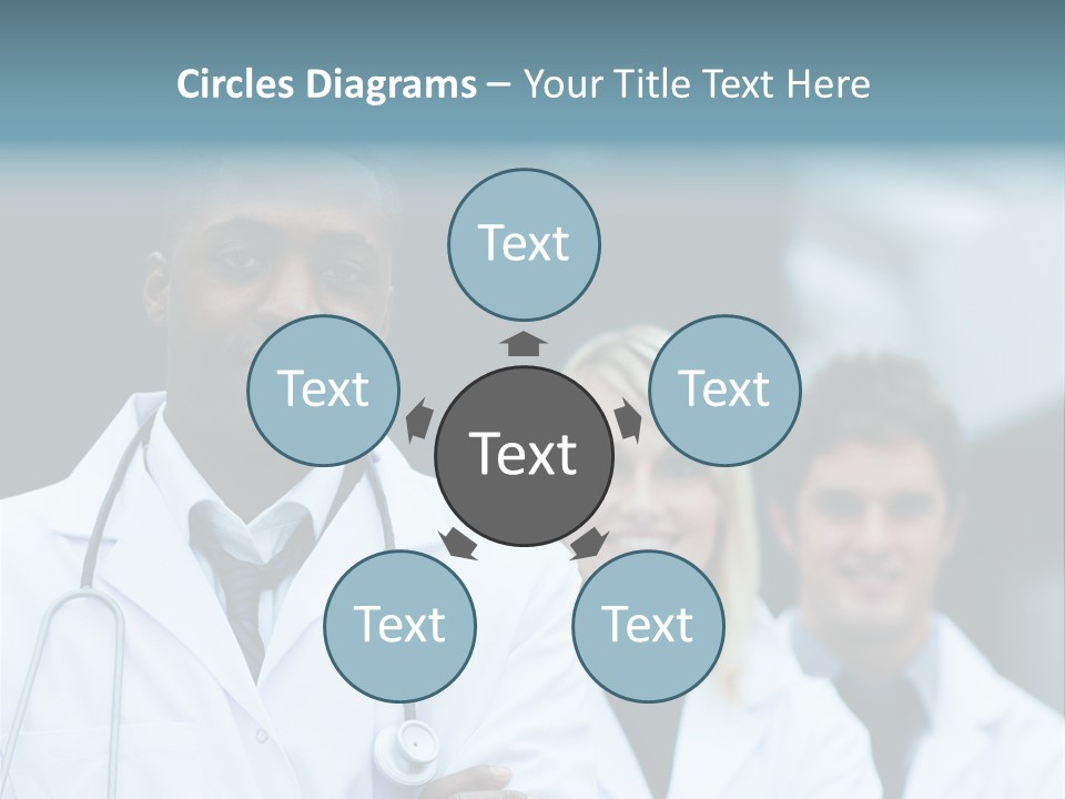 African Group Female PowerPoint Template