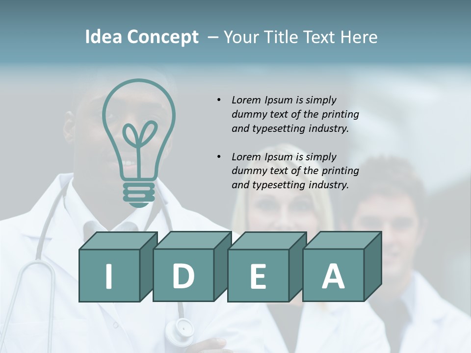 African Group Female PowerPoint Template